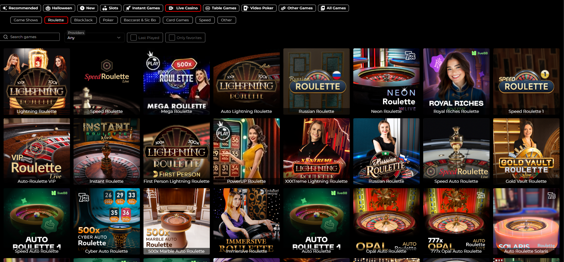 PokerPlanets Multiplier Roulette